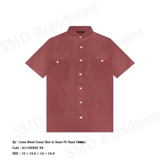 G2000 เสื้อเชิ้ตแขนสั้นผู้ชาย รุ่น Linen Blend Casual Shirt …