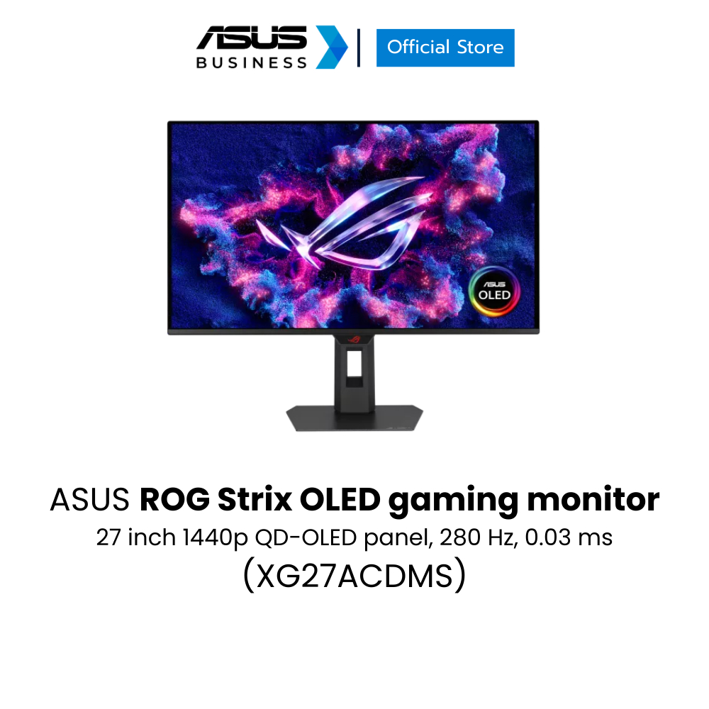 ASUS ROG Strix OLED XG27ACDMS 27 inch 1440p QD-OLED panel, 280 Hz, 0.03 ms