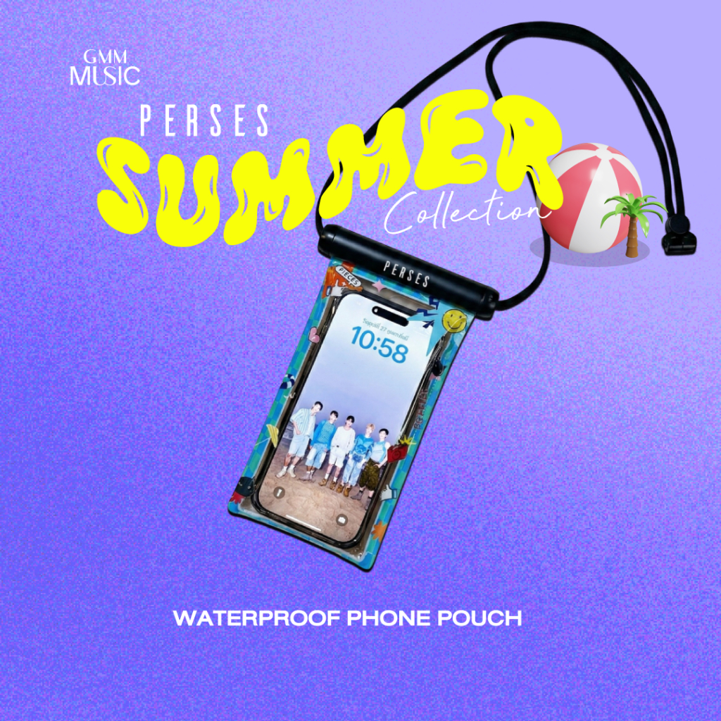 GMM MUSIC : PRE-ORDER Waterproof Phone Pouch PERSES SUMMER COLLECTION