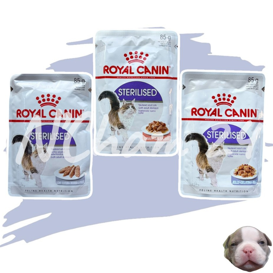 Royal Canin Sterilised Pouch อาหารเปียกแมวโต ทำหมัน อายุ 12 เดือนขึ้นไป