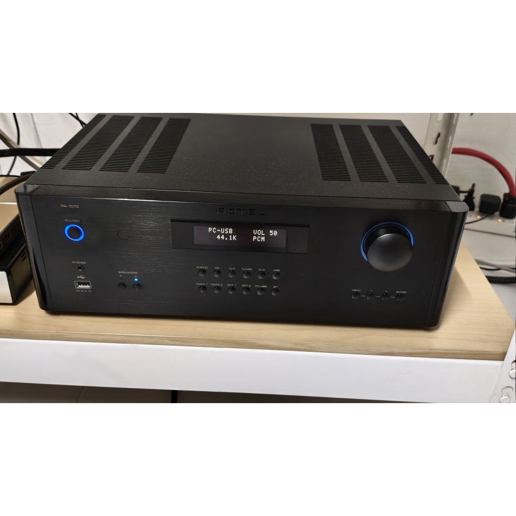 Rotel RA-1572 Integrated Amplifier แอมป์ไฮเอนด์ สภาพดี พร้อมใช้งาน DAC ในตัว Bluetooth aptX เสียงดีม