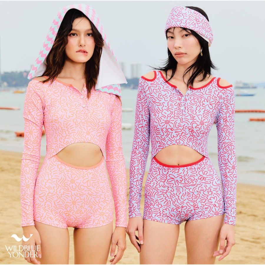 (พร้อมส่งในไทย) WAIKIKI SWIMSUIT - Wildblueyonder