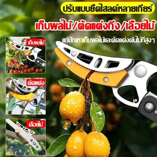 🔥ตัดกิ่งไม่ต้องปีนต้นไม้🌿กรรไกรตัดกิ่งด้ามยาว กรรไกรตัดกิ่งสูง ตัดกิ่งไม้สูง เหล็กไทเทเนียม 7M
