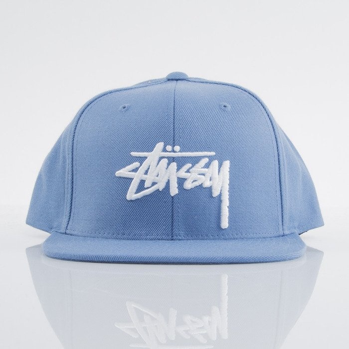 Stussy Stock Snapback Cap Slate