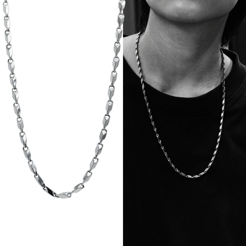 MLS | Kunai สร้อยคอสแตนเลส ลายก้านสั้น