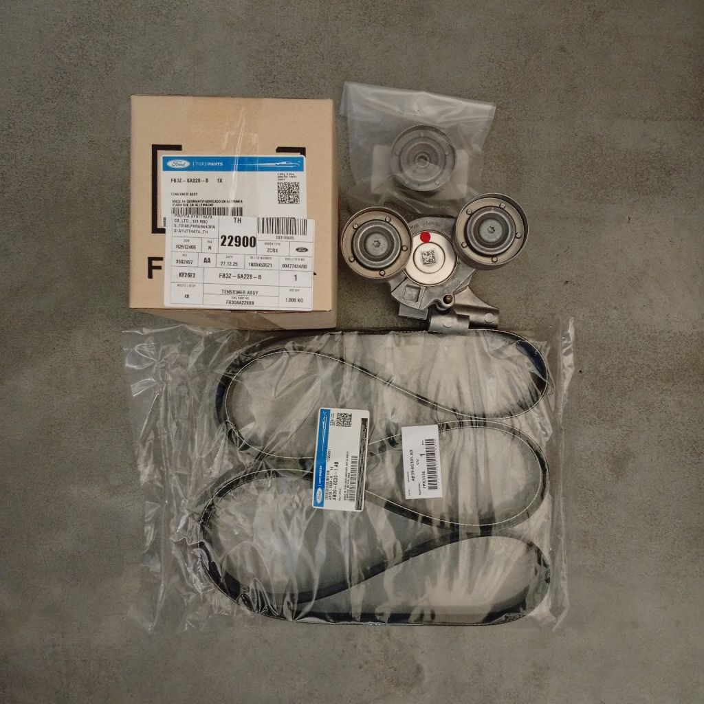 ชุดลูกรอกตัวตั้งตัวตามสายพานหน้าเครื่องฟอร์ดเรนเจอร์ T6,BT50-Proเครื่อง 2.2 ปี 12-14 แท้ศูนย์