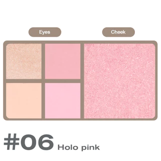 New 3 สีใหม่ Cute press Eye & Cheek Mini Palette