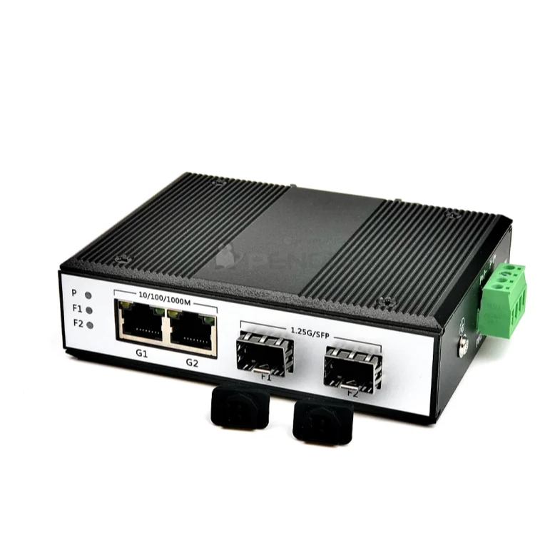 Gigabit Industrial Switch 2 Port + 2 SFP