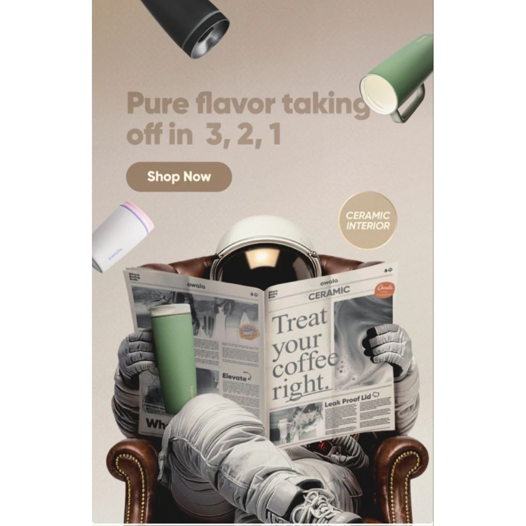 [pre-order] New!!! Owala Ceramic SmoothSip