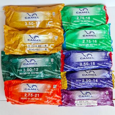 ยางในสำหรับรถมอเตอร์ไซค์ ยางใน CAMEL 3.50(100/90) -ขอบ 10