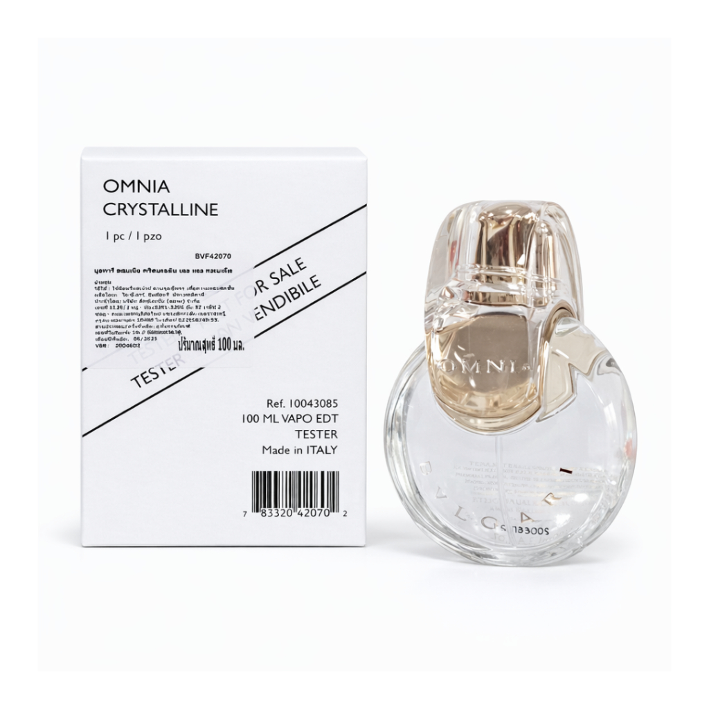 (EDP) Bvlgari Omnia Crystalline EDP 100 ml กล่องขาว ป้ายไทย