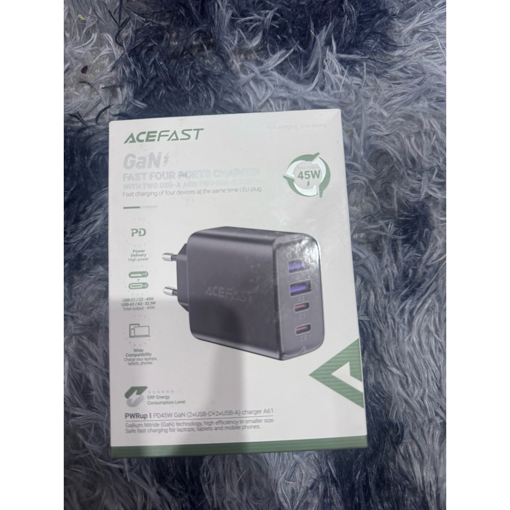 หัวชาร์จ Adapter Acefast PD45w
