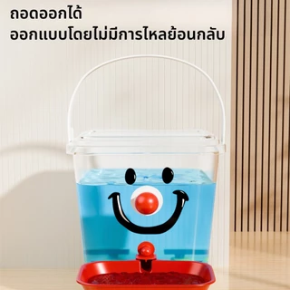 ถังดื่มสัตว์เลี้ยง น้ำพุแมวอัตโนมัติ 3L 5L แบบใส ปลอดภัย ระบายน้ำอัตโนมัติ ใช้งานสะดวก ความจุใหญ่ วัสดุ PP เกรดอาหาร