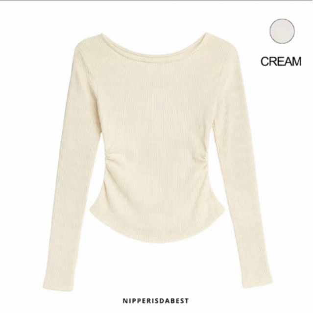 Nipperisdabest dana top สีครีม