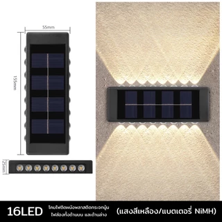 ไฟถนนโซล่าเซลล์ ไฟโซล่าเซลล์ พลังงานแสงอาทิตย์ Solar cell light สำหรับกลางแจ้ง ไฟโซ ล่าเซล ไฟติดผนังมินิมอล