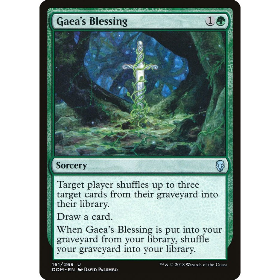 [Dominaria] - [DOM] - (U) - [Gaea's Blessing] - [2018]