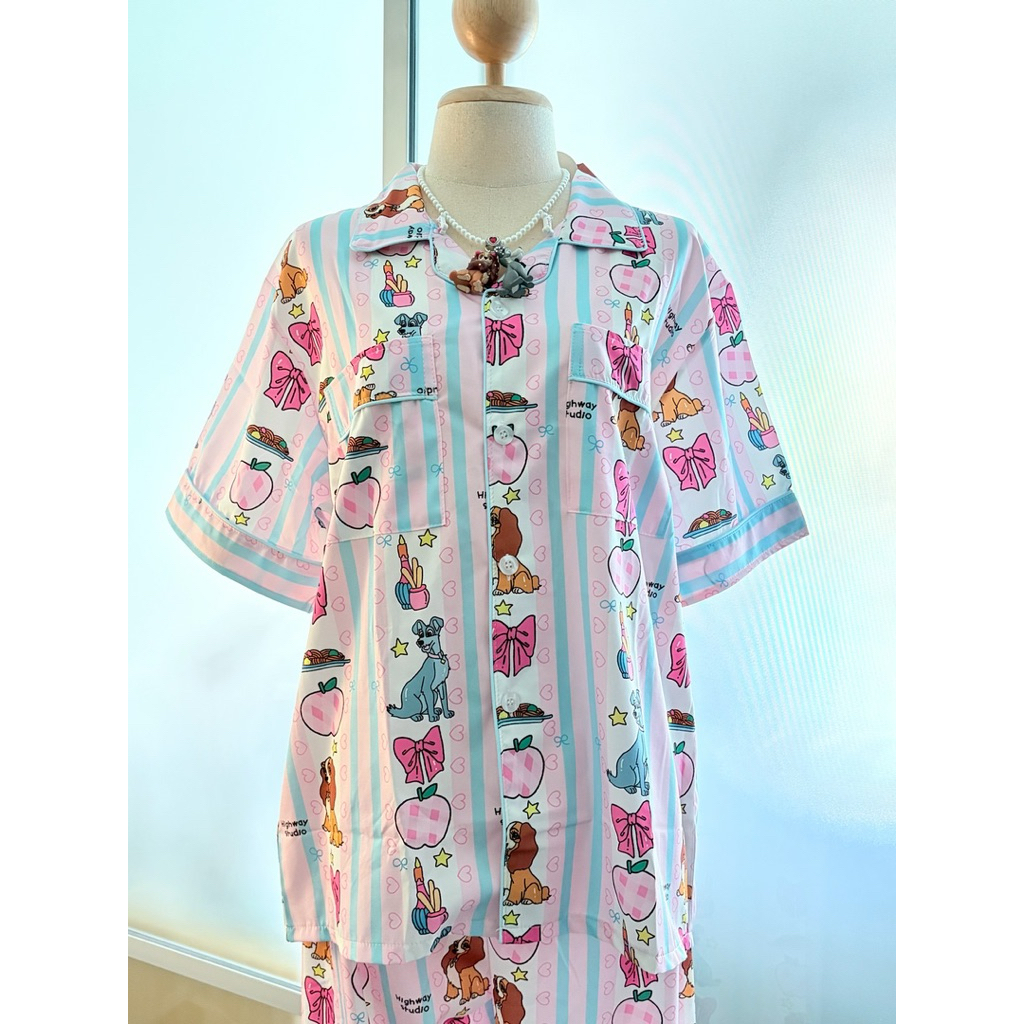 ชุดนอน🧸🛏️คอลเลคชั่น 2 งานผ้าไหมอิตาลี พรีเมียม🎀,ม่อนชิ,เลดี้,มายเม,หมาจุด น่ารัก