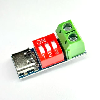 Decoy โมดูล QC PD Fast Charge Test Board ปรับแรงดันได้ 5V 9V 12V 15V 20V Dial ปรับค่าได้