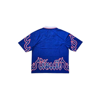 KhemkhaengFootballClub “ลายไฟกนกเข้มแข็ง“ ”เสื้อบอล เข้มแข็ง ลายไฟกนก“ “สีน้ำเงิน”