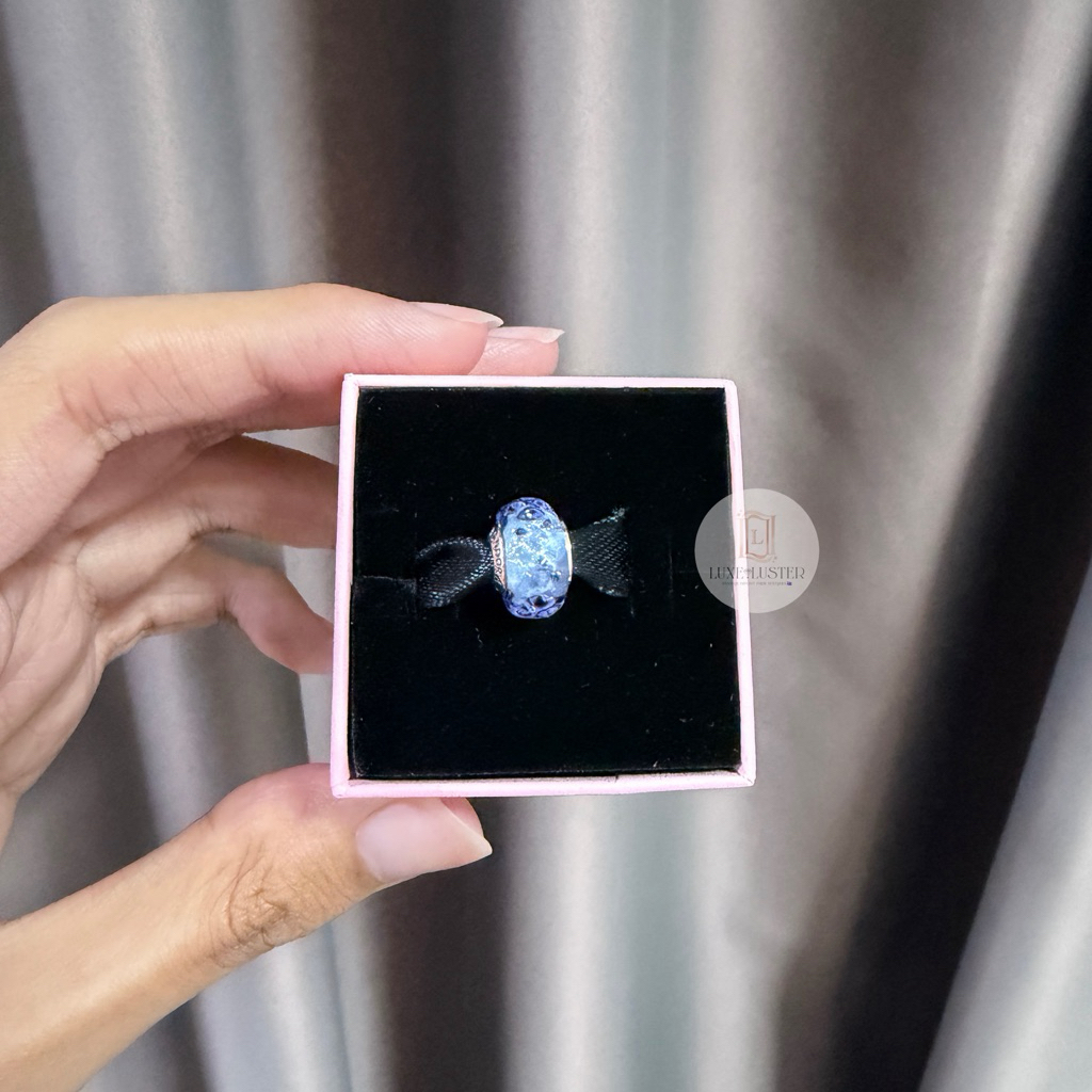 Pandora ของแท้💯มูราโน่ lavender เปลี่ยนสีตามอุณหภูมิได้ พร้อมส่ง🛵แถมอุปกรณ์ครบเซ็ต