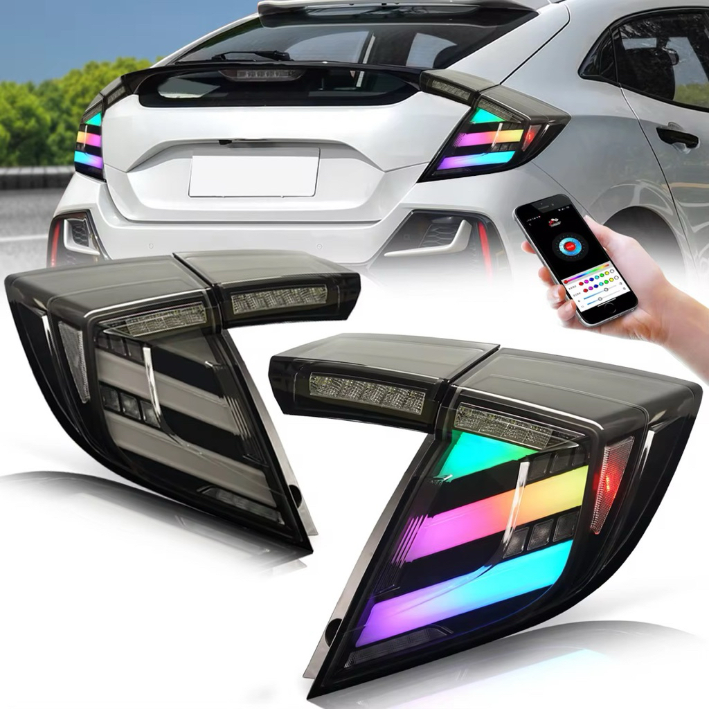 🔥ชุดไฟท้าย RGB Full LED สำหรับรถ Civic Fk