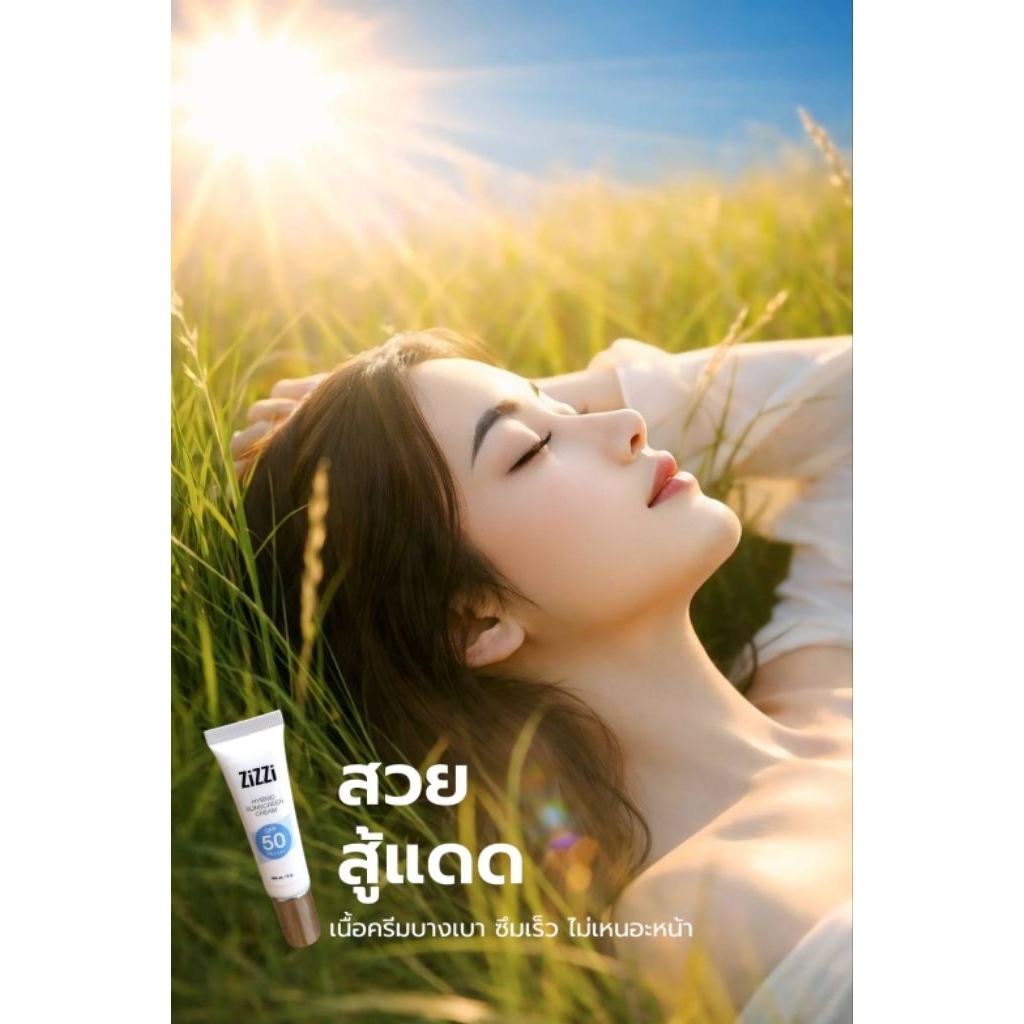 ZiZZi(ซิสซี่) HYBRID SUNSCREEN CREAM