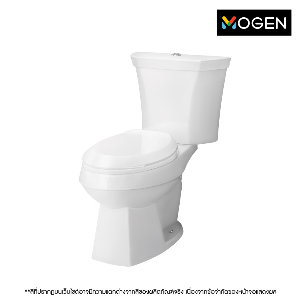 MOGEN MT56 (ECO) โถสุขภัณฑ์สองชิ้น (ฝา Slow Close) สีขาว
