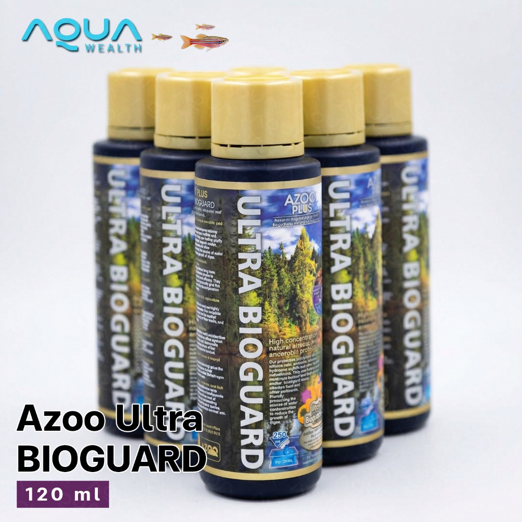 Azoo Ultra BIOGUARD แบคทีเรียช่วยบำบัดและย่อยสลายของเสียในตู้ปลาและไม้น้ำ ช่วยให้ตู้ตั้งใหม่เซ็ตตัวไ