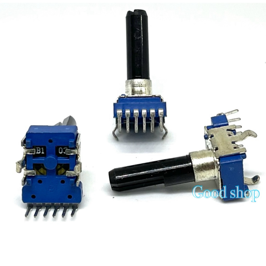 VR วอลลุ่มมิกซ์ 6ขา  แกน19มิล มี 10KB,  20KB, 50KB, 100K