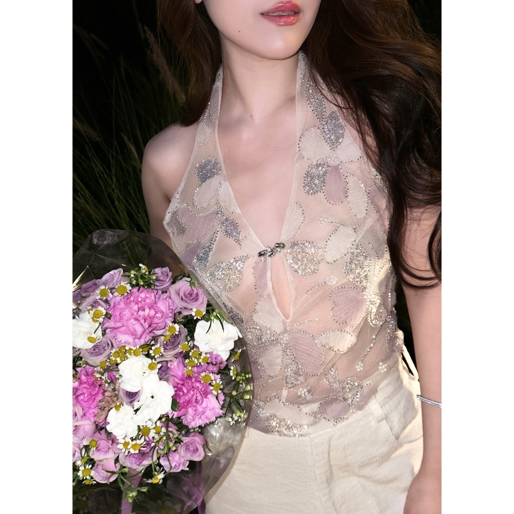 Lilac Ash Jelly  อก 30-38  (เสื้อเป็นซีทรูนะคะ) // พรีออเดอร์ 10-15 วัน