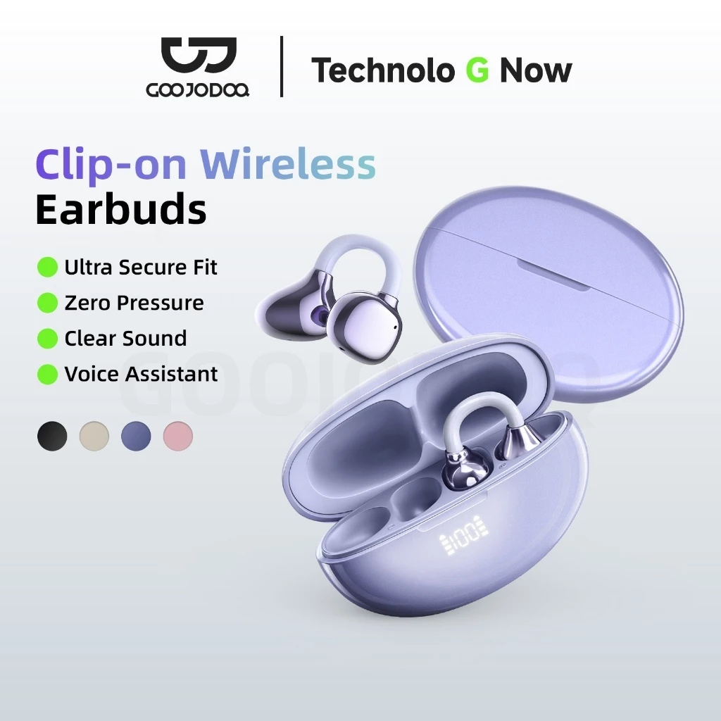 GOOJODOQ J235 หูฟัง Bluetooth 5.3 IPX5 มีไมโครโฟน