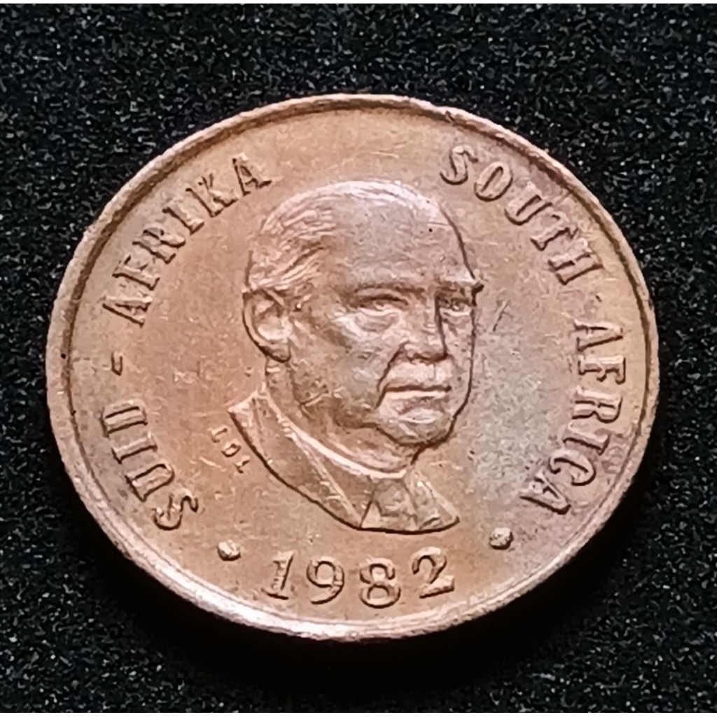 เหรียญอัฟริกาใต้1 Cent 1982(158)