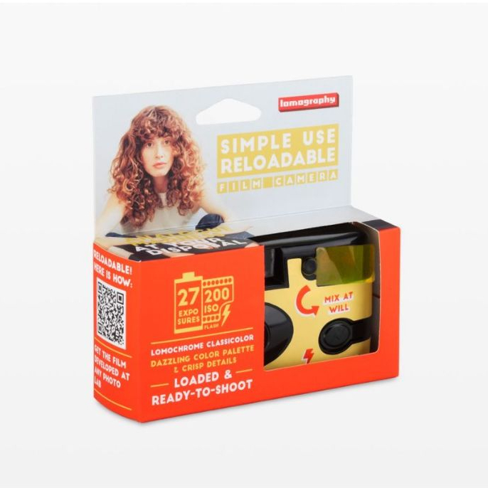 กล้องฟิล์ม LOMO Simple Use (มีฟิล์มในตัว ใช้ซ้ำได้) รุ่นฟิล์ม LomoChrome Classicolor กล้อง lomo 35mm