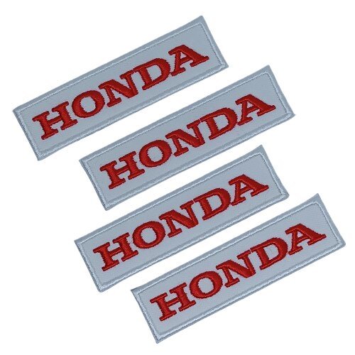 Honda Logo เซ็ท 4 ชิ้น ตัวรีดติดเสื้อ อาร์มปักฮอนด้า อาร์มรีดติดเสื้อ อาร์มโลโก้รถยนต์