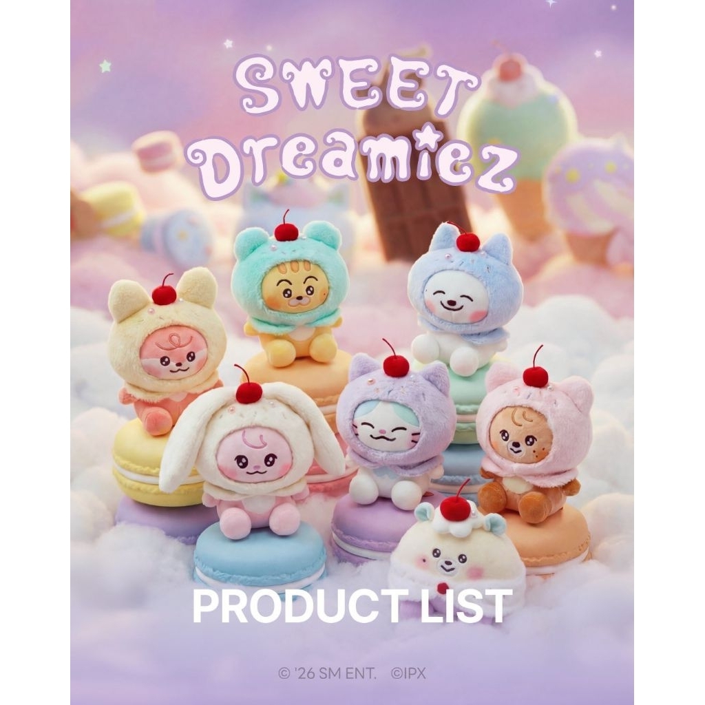🇰🇷 PRE 🇰🇷 SWEET DREAMIEZ POP UP ตุ๊กตา น้องดรีม ขนมหวาน หิ้ว + กดเว็บ