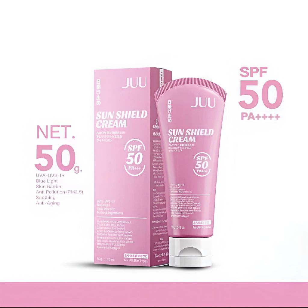 JUU SUN SHIELD CREAM SPF 50 PA+++ จู ซัน ชิลด์ครีม เอสพีเอฟ 50 พีเอ+++ ราคาปกติ 290฿
