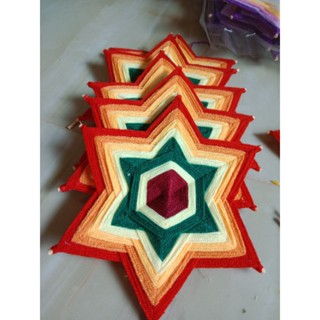 ธุงใยแมงมุมเส้นผ่าศูนย์กลางประมาณ5.5นิ้ว(ขายแพค10ชิ้น)หลายสี