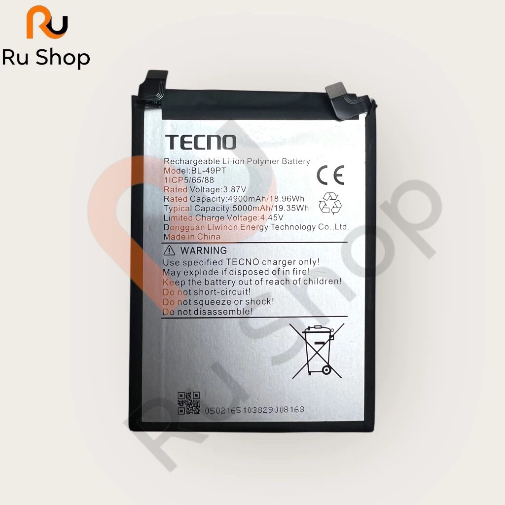 แบตเตอรี่ Tecno Pova 5 Pro BL-49PT 5000mAh ส่งจากไทย