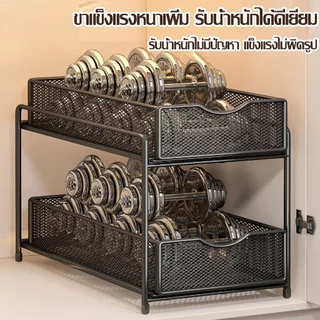 【ไม่เกิดสนิม / ไม่ผิดรูป】 ชั้นวางของใต้ซิงค์ ชั้นวางอเนกประสงค์ ชั้นวางของในครัว สำหรับห้องครัวและห้องน้ำ