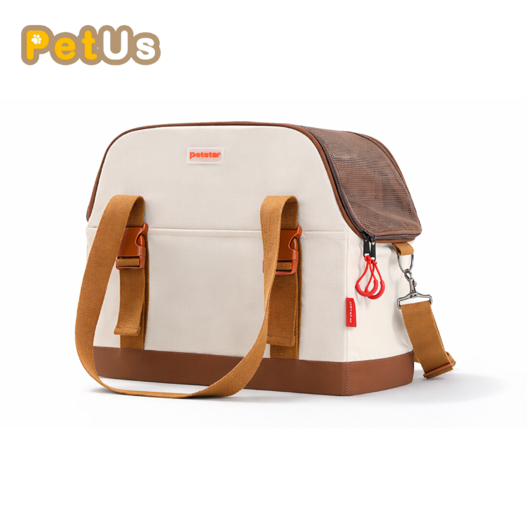 กระเป๋าแมว กระเป๋าใส่แมว pet carrier bag ปรับได้ 4รูปแบบ โครงสร้างแข็งแรง คงรูป ไม่ยุบตัวง่าย พกพาสะดวก