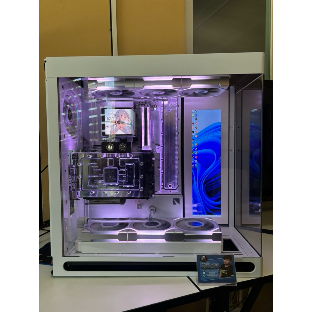 ขายคอมชุดน้ำเปิดสเปคจัดเต็ม R9 9950X3D + RTX 5080 + RAM 64 GB DDR5