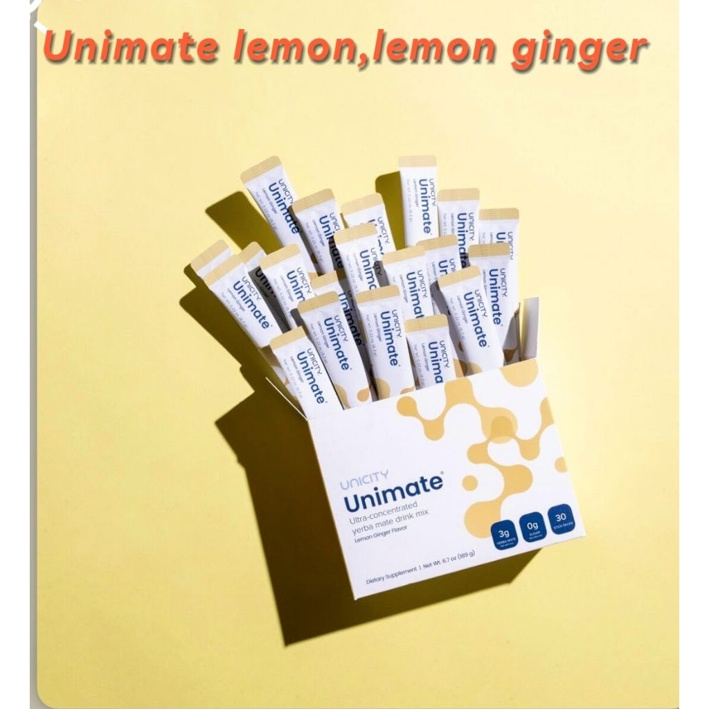 Unimate Lemon , Unimate Lemon Ginger สินค้าจากUnicity ต่างประเทศ แท้100%