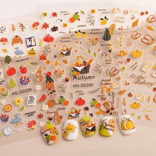 พร้อมส่งจากไทย!!! สติกเกอร์เพชร ติดเล็บ สติกเกอร์ลายนูน สติก…