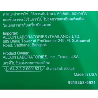 OPTI-FREE Puremoist น้ำยา/แช่/ล้าง/ทำความสะอาดคอนแทคเลนส์ 300mL