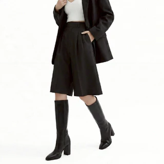 Kayla Bermuda Short กางเกงเบอร์มิวด้าทรงสวย ที่ใส่แล้วดูแพงทรงขากว้าง ผ้าไมโครผ้าใส่สบายไม่อึดอัด ใส่เที่ยวใส่ทำงานได้
