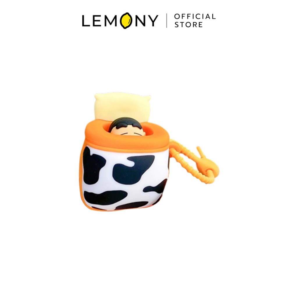 LEMONY พวงกุญแจสกุชชี่ ชินจัง Blanket Nest Crayon Shin-Chan Collection