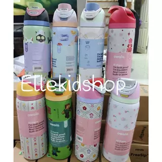 พร้อมส่ง ขวดน้ำเก็บอุณหภูมิ Owala FreeSip สแตนเลส304 24oz /32oz เก็บเย็นยาวนาน ดีไซน์ฝาปิดแน่น ไม่หกไม่ซึม