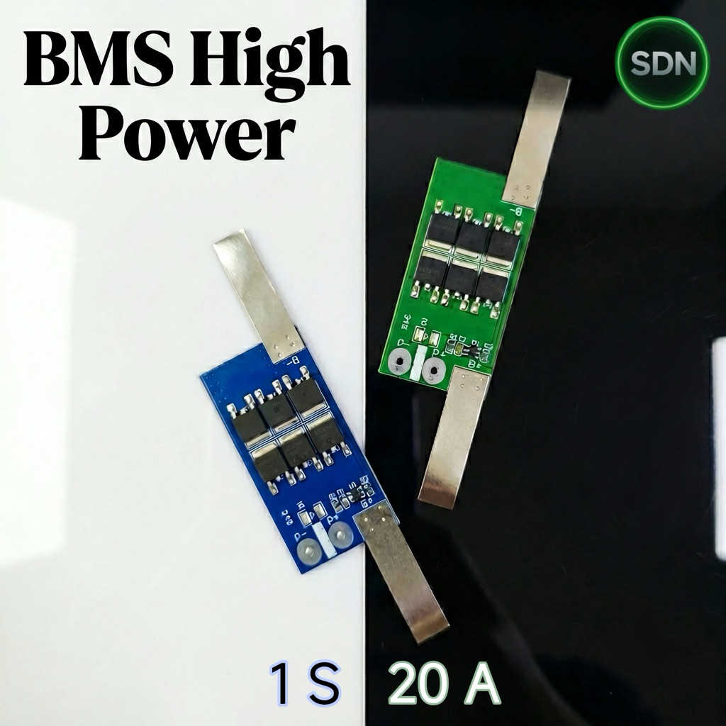 [High Power 1S] BMS รุ่นพิเศษพลังงานต่อเนื่อง ไฟทางเดินโซล่าเซลล์ และระบบจัดเก็บพลังงานขนาดเล็ก