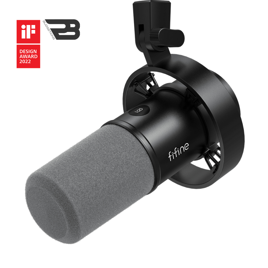 [ชมพูพร้อมส่ง][ราคาดี] FIFINE K688 USB/XLR Dynamic Microphone ไมโครโฟนไดนามิก SHOCK MOUNT