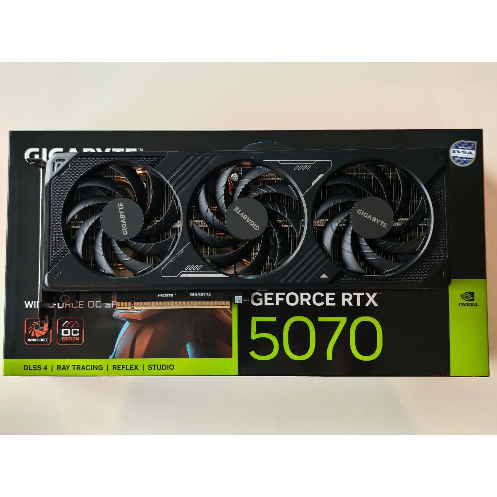 RTX 5070 - GIGABYTE WINDFORCE OC SFF 12G - 12GB GDDR7 การ์ดจอมือสอง ครบกล่อง ใช้งานปกติ ประกันศูนย์ไ